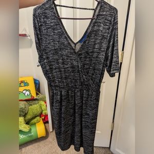 Block and get textured dress